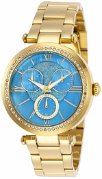 Invicta Angel Niebieski/Stal w odcieniu złota Ø36 mm 29297