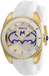 Invicta Dc Comics Biały/Guma Ø38 mm 29300