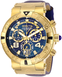 Invicta Subaqua Niebieski/Skóra Ø52 mm 29371