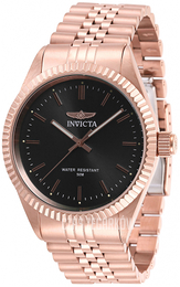 Invicta Specialty Czarny/Stal w kolorze różowego złota Ø43 mm 29389
