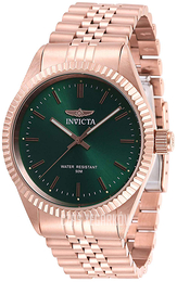 Invicta Specialty Zielony/Stal w kolorze różowego złota Ø43 mm 29391