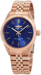 Invicta Specialty Niebieski/Stal w kolorze różowego złota Ø43 mm 29392