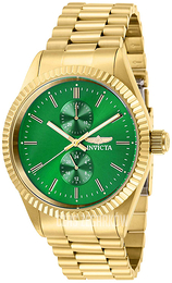 Invicta Specialty Zielony/Stal w odcieniu złota Ø43 mm 29429
