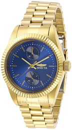 Invicta Specialty Niebieski/Stal w odcieniu złota Ø36 mm 29446