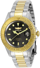 Invicta Pro Diver Czarny/Stal w odcieniu złota Ø37.5 mm 29941