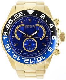 Invicta Reserve Niebieski/Stal w odcieniu złota Ø47 mm 29959