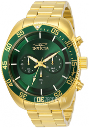 Invicta Pro Diver Zielony/Stal w odcieniu złota Ø48 mm 30061
