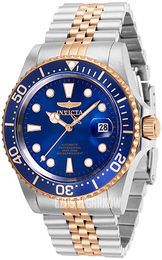 Invicta Pro Diver Niebieski/Stal w kolorze różowego złota Ø42 mm 30098