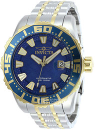 Invicta Niebieski/Stal w odcieniu złota Ø48 mm 30293