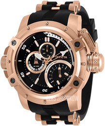 Invicta Coalition Forces Czarny/Stal w kolorze różowego złota Ø52.5 mm 30390
