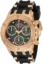 Invicta Zielony/Stal w kolorze różowego złota Ø40 mm 30431