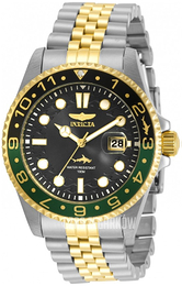 Invicta Czarny/Stal w odcieniu złota Ø43 mm 30625