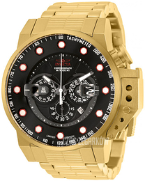 Invicta Czarny/Stal w odcieniu złota Ø50 mm 30639