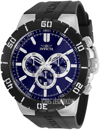Invicta Pro Diver Niebieski/Guma Ø54 mm 30727