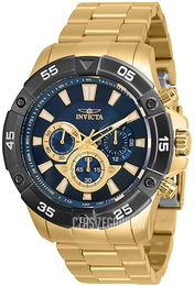 Invicta Pro Diver Niebieski/Stal w odcieniu złota Ø48 mm 30755