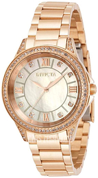 Invicta Angel Biały/Stal w kolorze różowego złota Ø34 mm 30930