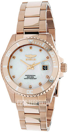 Invicta Biały/Stal w kolorze różowego złota Ø38 mm 30942