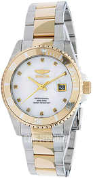 Invicta Biały/Stal w odcieniu złota Ø38 mm 30943