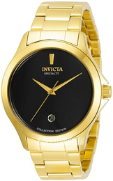 Invicta Czarny/Stal w odcieniu złota Ø40 mm 31121