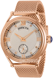 Invicta Vintage Biały/Stal w kolorze różowego złota Ø38 mm 31337