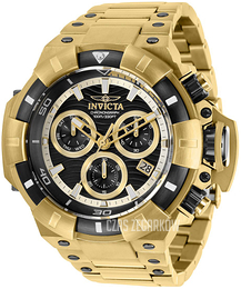 Invicta Akula Czarny/Stal w odcieniu złota Ø52.5 mm 31872