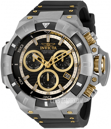 Invicta Akula Czarny/Stal w odcieniu złota Ø52.5 mm 31891