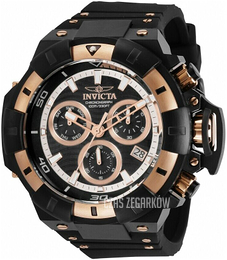 Invicta Akula Czarny/Stal w kolorze różowego złota Ø52.5 mm 31896