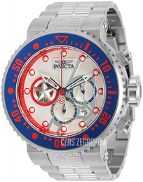 Invicta Biały/Stal Ø52 mm 31905