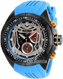 Invicta Srebrny/Guma Ø54 mm 32208