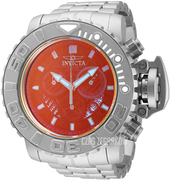 Invicta Sea Hunter Pomarańczowy/Stal Ø58 mm 32641
