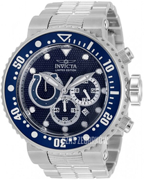 Invicta Niebieski/Stal Ø52 mm 33128