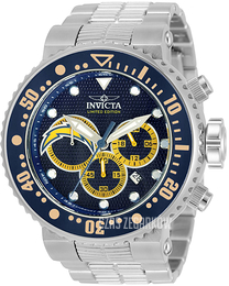 Invicta Niebieski/Stal Ø52 mm 33131
