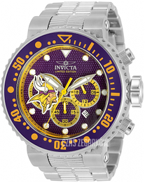 Invicta Purpurowy/Stal Ø52 mm 33134