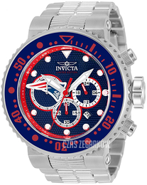 Invicta Nfl Niebieski/Stal Ø52 mm 33135