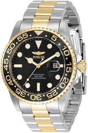 Invicta Pro Diver Czarny/Stal w odcieniu złota Ø42 mm 33255