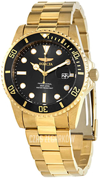 Invicta Czarny/Stal w odcieniu złota Ø42 mm 33257