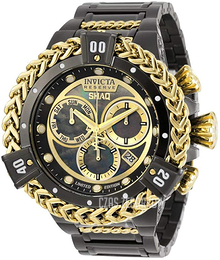 Invicta Czarny/Stal w odcieniu złota Ø53 mm 33413