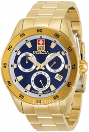 Invicta Pro Diver Niebieski/Stal w odcieniu złota Ø45 mm 33478