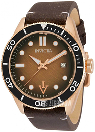 Invicta Vintage Brązowy/Skóra Ø44 mm 33517