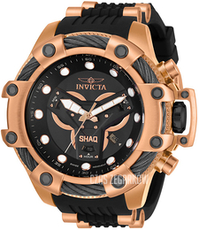 Invicta Shaq Czarny/Stal w kolorze różowego złota Ø58 mm 33670