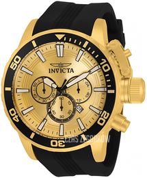 Invicta Corduba Żółte złoto/Guma Ø52 mm 33701