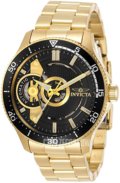 Invicta Pro Diver Czarny/Stal w odcieniu złota Ø45 mm 34053