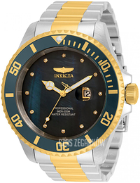 Invicta Pro Diver Zielony/Stal w odcieniu złota Ø54 mm 34151