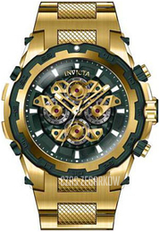 Invicta Specialty Zielony/Stal w odcieniu złota Ø50 mm 34230