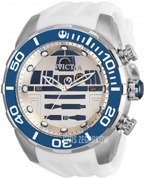 Invicta Star Wars Srebrny/Guma Ø50 mm 35084
