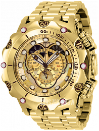 Invicta Reserve Wielokolorowy/Stal w odcieniu złota Ø51 mm 35187