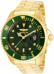 Invicta Pro Diver Zielony/Stal w odcieniu złota Ø47 mm 35724