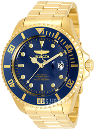 Invicta Pro Diver Niebieski/Stal w odcieniu złota Ø47 mm 35726