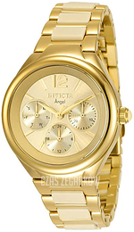 Invicta Angel Żółte złoto/Żywica z tworzywa sztucznego Ø35 mm 35835