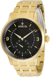 Invicta Vintage Czarny/Stal w odcieniu złota Ø44 mm 36226